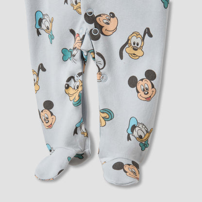 Disney Mickey Mouse and Friends Print Sleepsuit - Set of 2