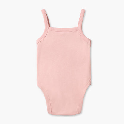 Pack of 3 Disney Cotton Square Neck Strappy Bodysuit with Minnie Mouse Print