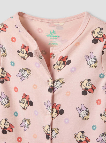 Disney Minnie Mouse and Daisy Duck Print Sleepsuit - Set of 2-baby-girls-clothing-nightwear-sleepsuits-image-4