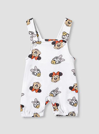 Disney Minnie Mouse and Daisy Duck Print Dungaree and T-shirt Set-baby-girls-clothing-nightwear-sleepsuits-image-3