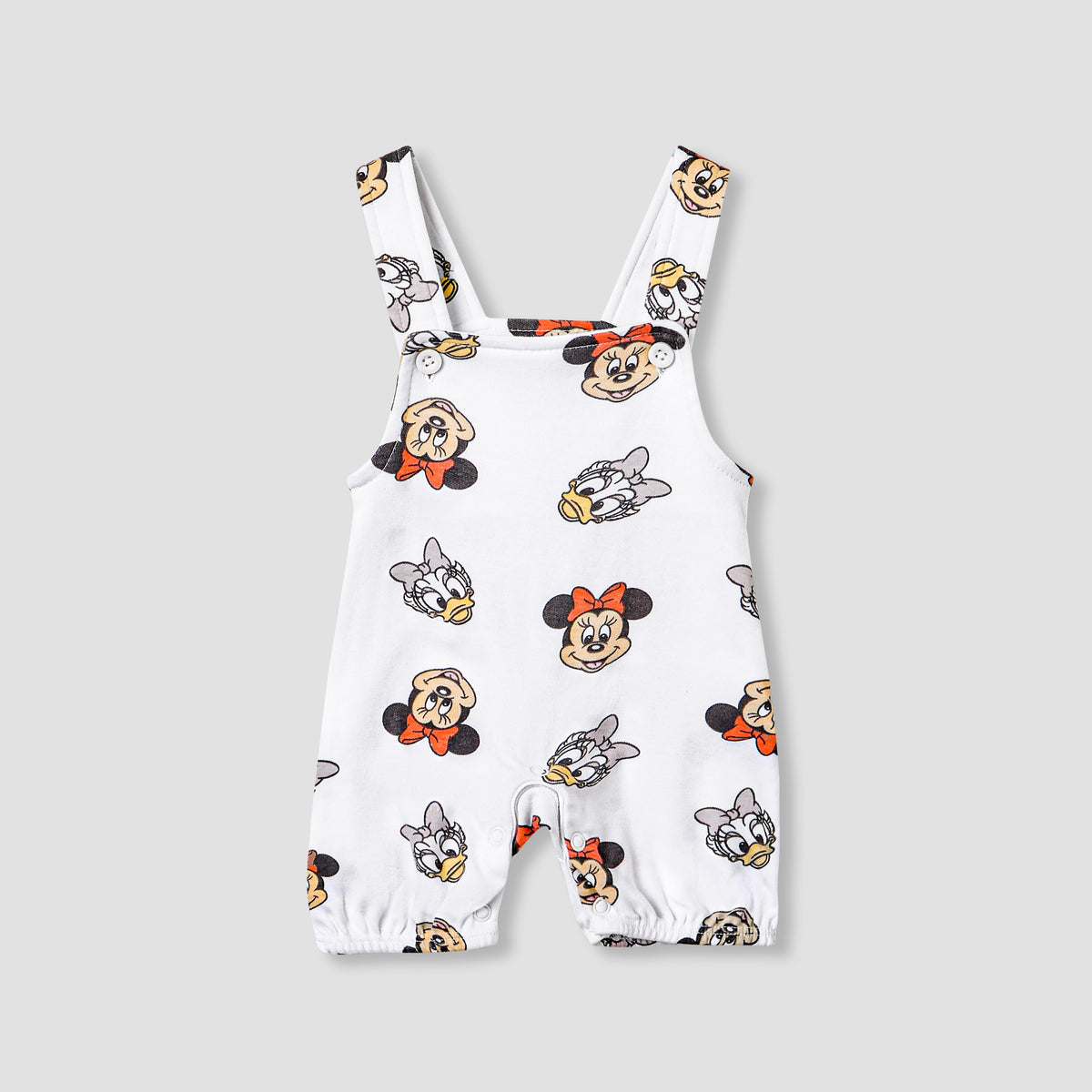 Disney Minnie Mouse and Daisy Duck Print Dungaree and T-shirt Set