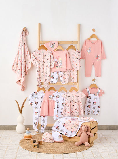 Disney Minnie Mouse and Daisy Duck Print Dungaree and T-shirt Set-baby-girls-clothing-nightwear-sleepsuits-image-6