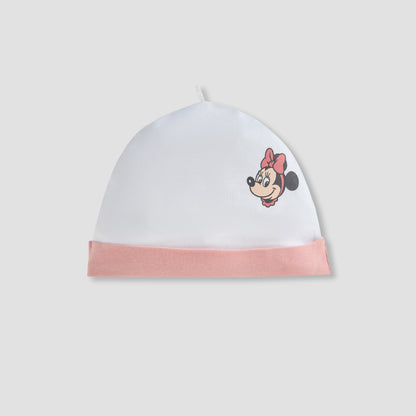 Disney Minnie Mouse Print Beanie Cap - Set of 2