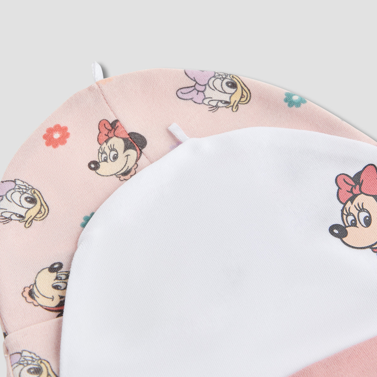 Disney Minnie Mouse Print Beanie Cap - Set of 2