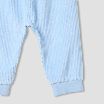 Juniors Pyjama Set with Embroidery - Long Sleeves - Round Neck