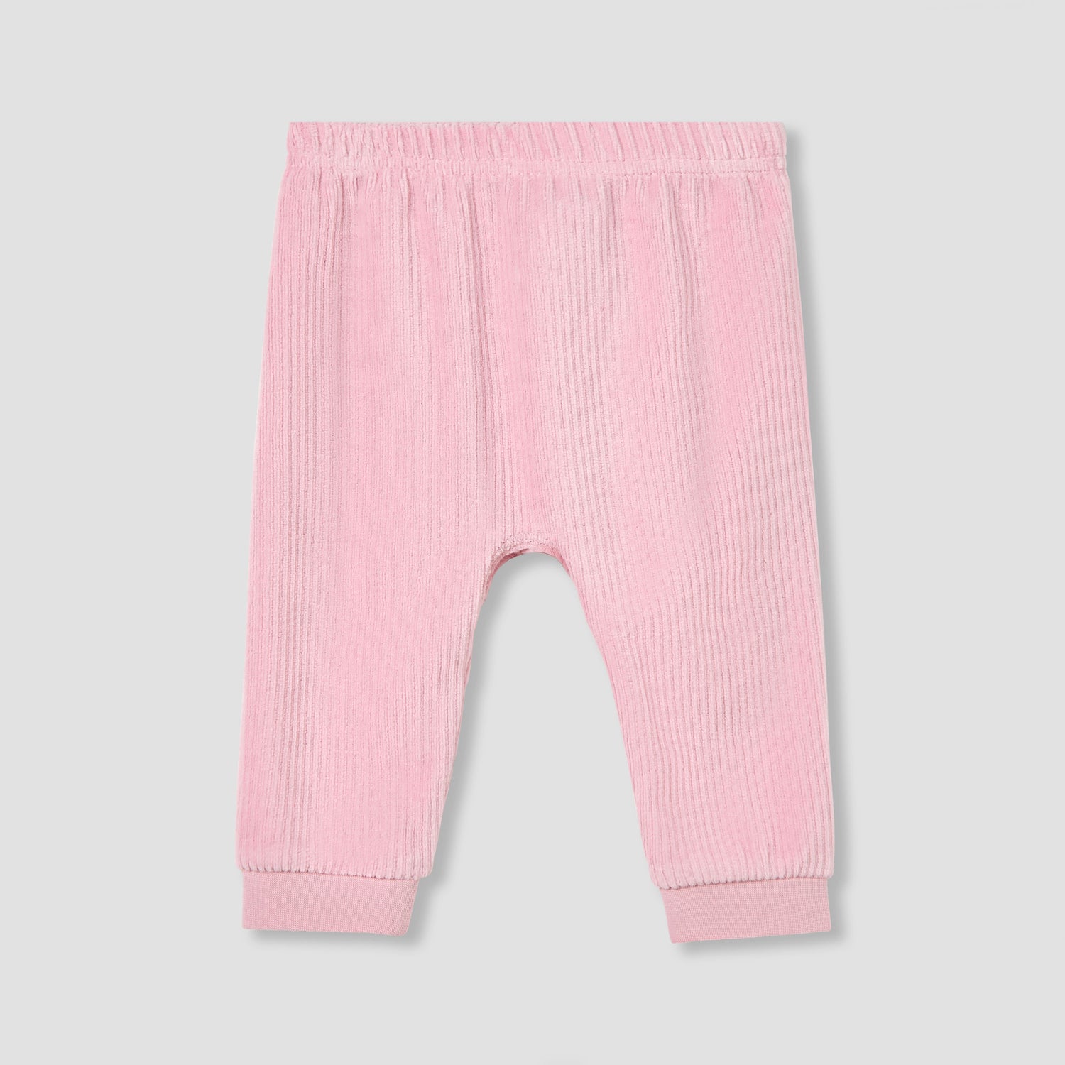 Juniors Pyjama Set with Bunny Applique - Velour - Long Sleeves - Round Neck