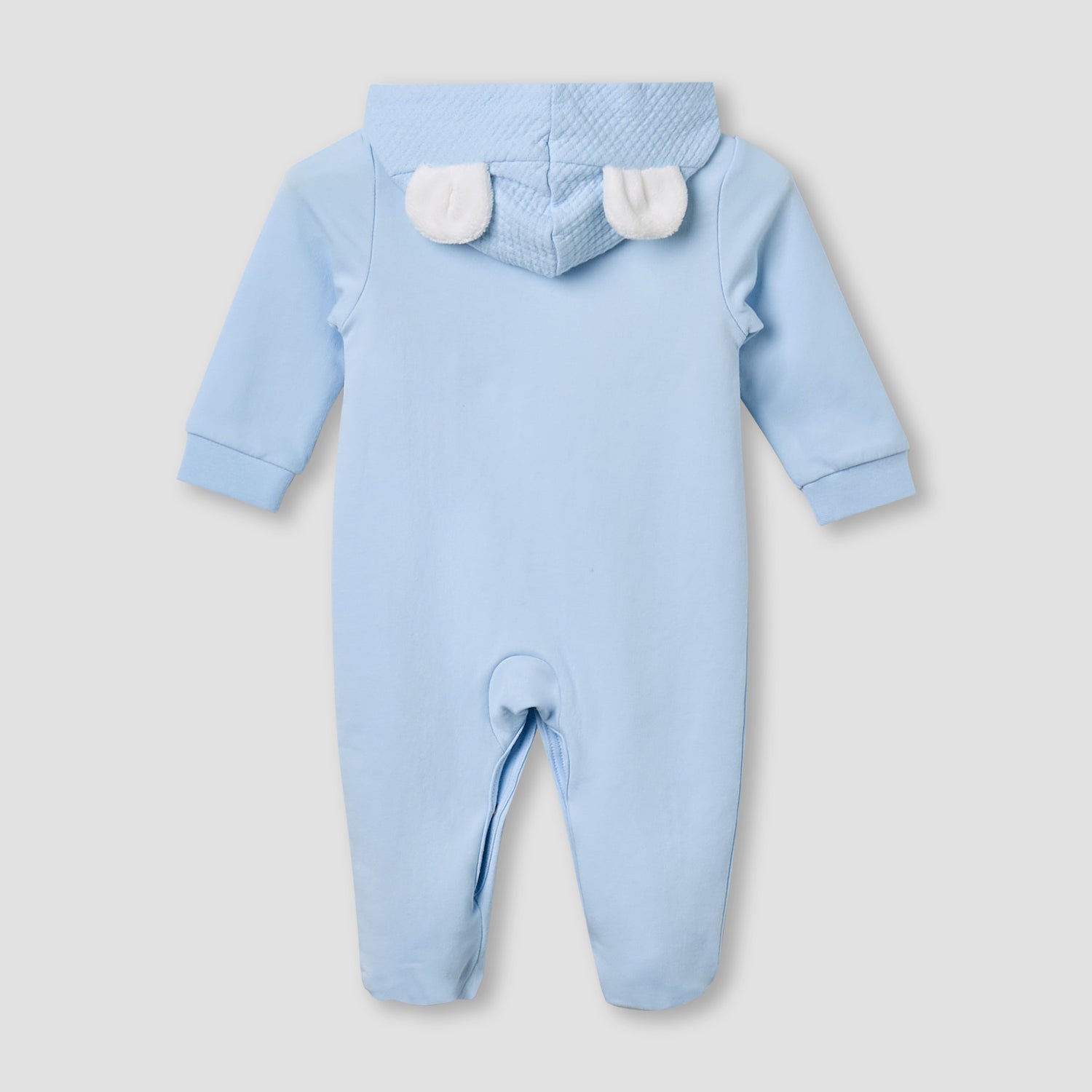 Juniors Hooded Sleepsuit with Koala Applique - Cotton - Long Sleeves