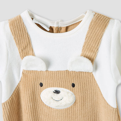 Juniors Sleepsuit with Ribbed Cap - Long Sleeves