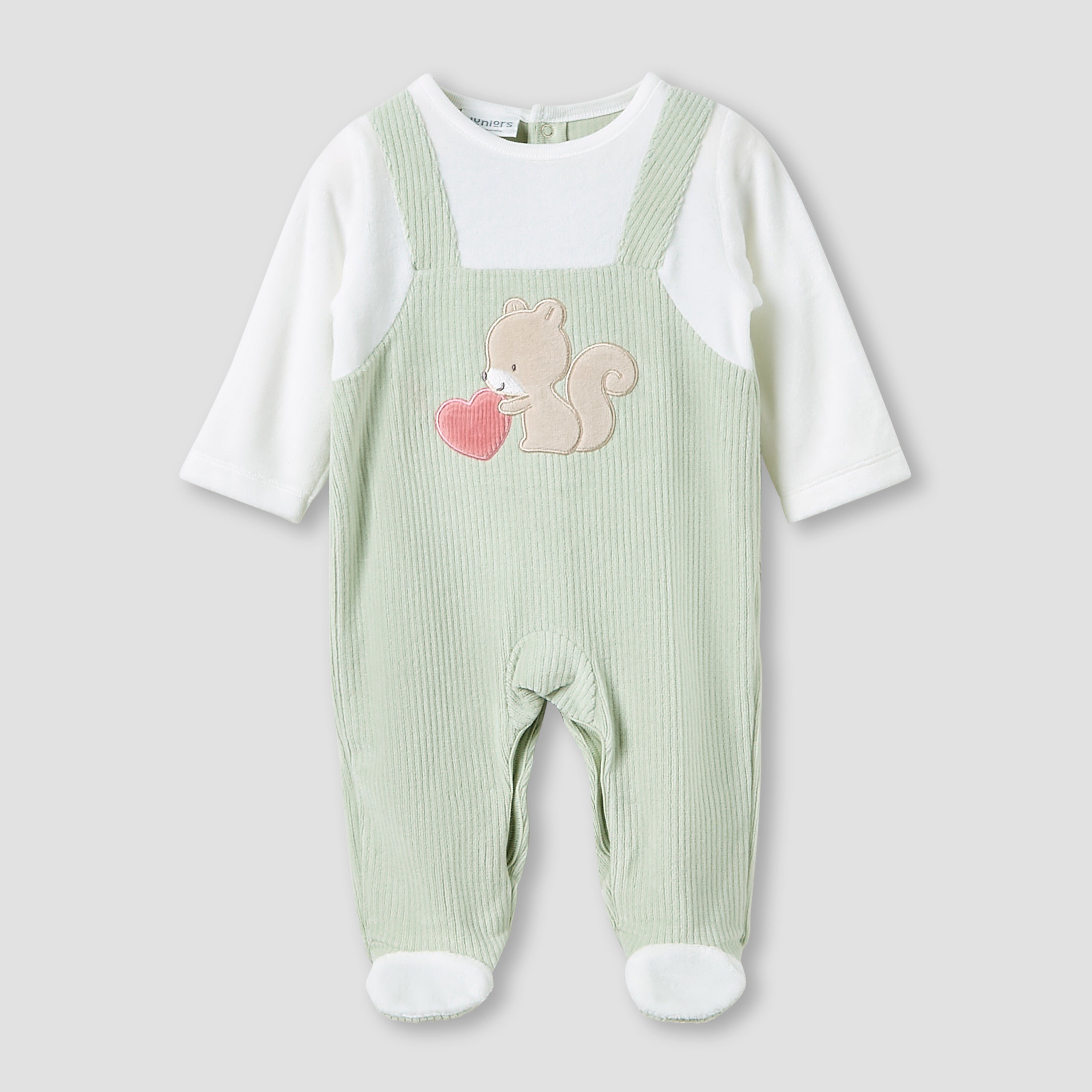 Juniors Sleepsuit with Ribbed Cap - Long Sleeves