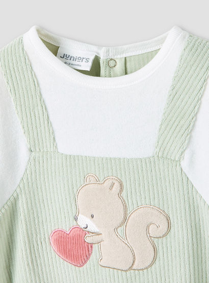 Juniors Sleepsuit with Ribbed Cap - Long Sleeves-baby-girls-clothing-nightwear-sleepsuits-image-4