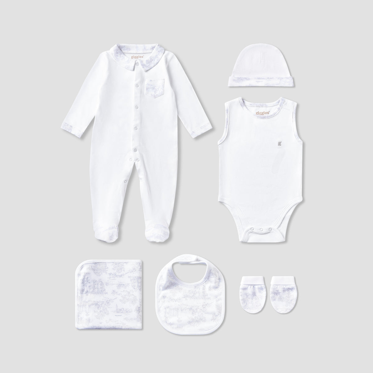 Giggles 6-Piece Assorted Clothing Set