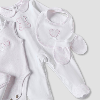 Set of 6 Giggles Clothing Gift Set with Embroidery
