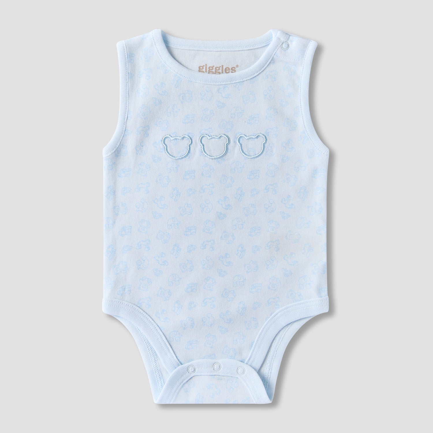 Set of 6 Giggles Clothing Gift Set with Embroidery