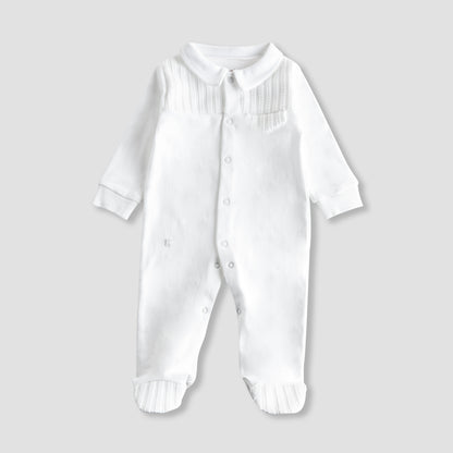 Giggles 4-Piece Boys Gift Set - Cotton - Sleepsuit, Cap, Bodysuit - Textured