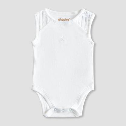 Giggles 4-Piece Boys Gift Set - Cotton - Sleepsuit, Cap, Bodysuit - Textured