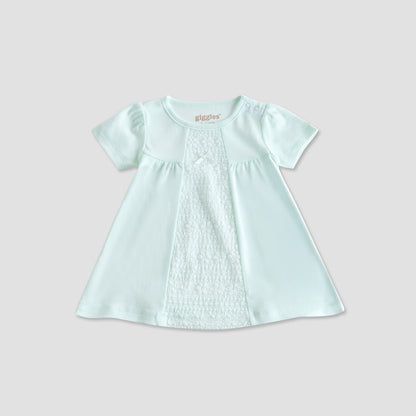 Giggles 4-Piece Girls Gift Set - Cotton - Sleepsuit, Bodysuit, Dress - Lace Detail