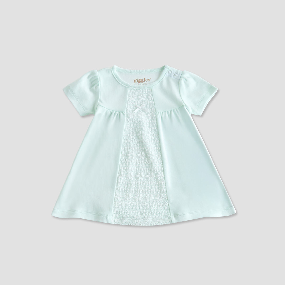 Giggles 4-Piece Girls Gift Set - Cotton - Sleepsuit, Bodysuit, Dress - Lace Detail