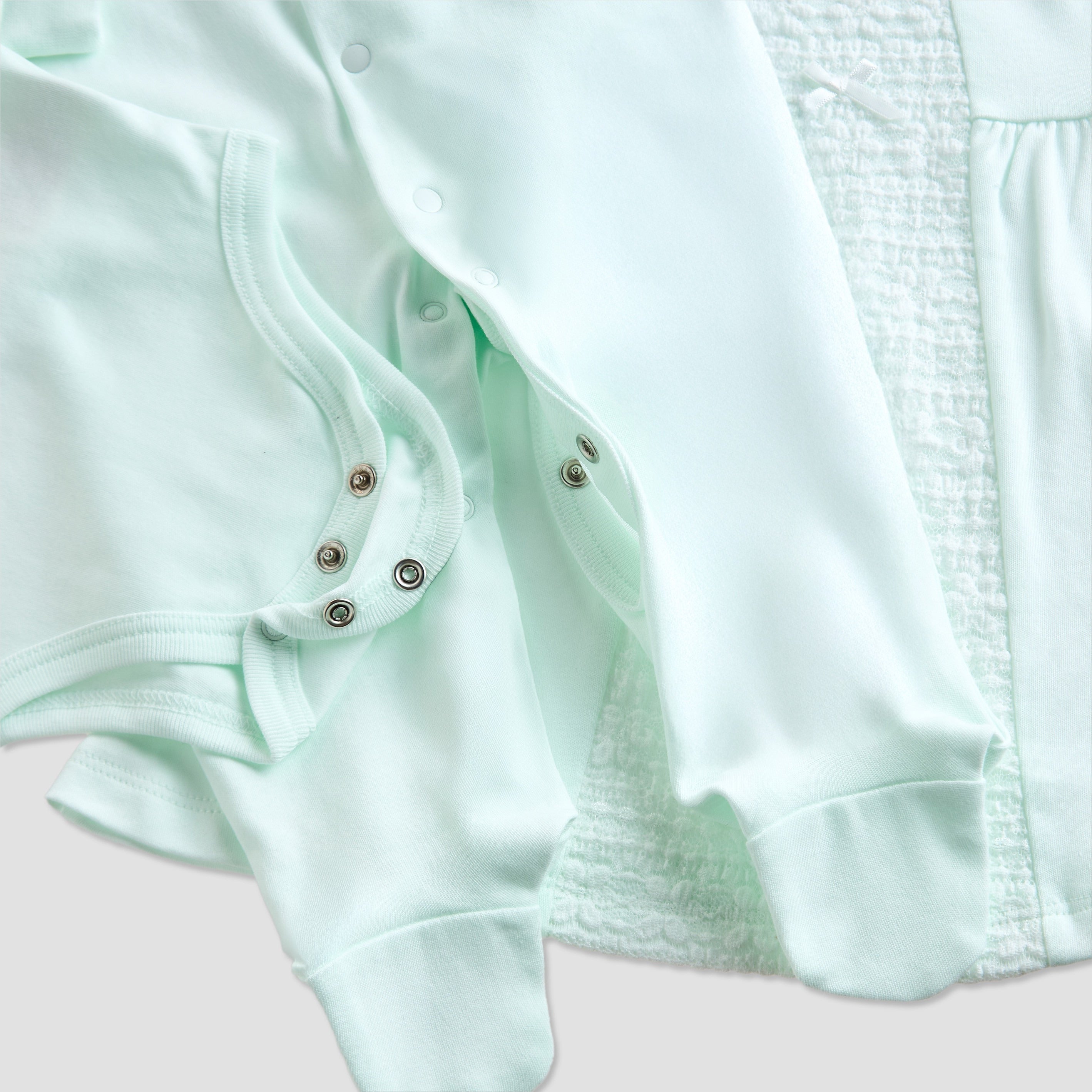 Giggles 4-Piece Girls Gift Set - Cotton - Sleepsuit, Bodysuit, Dress - Lace Detail