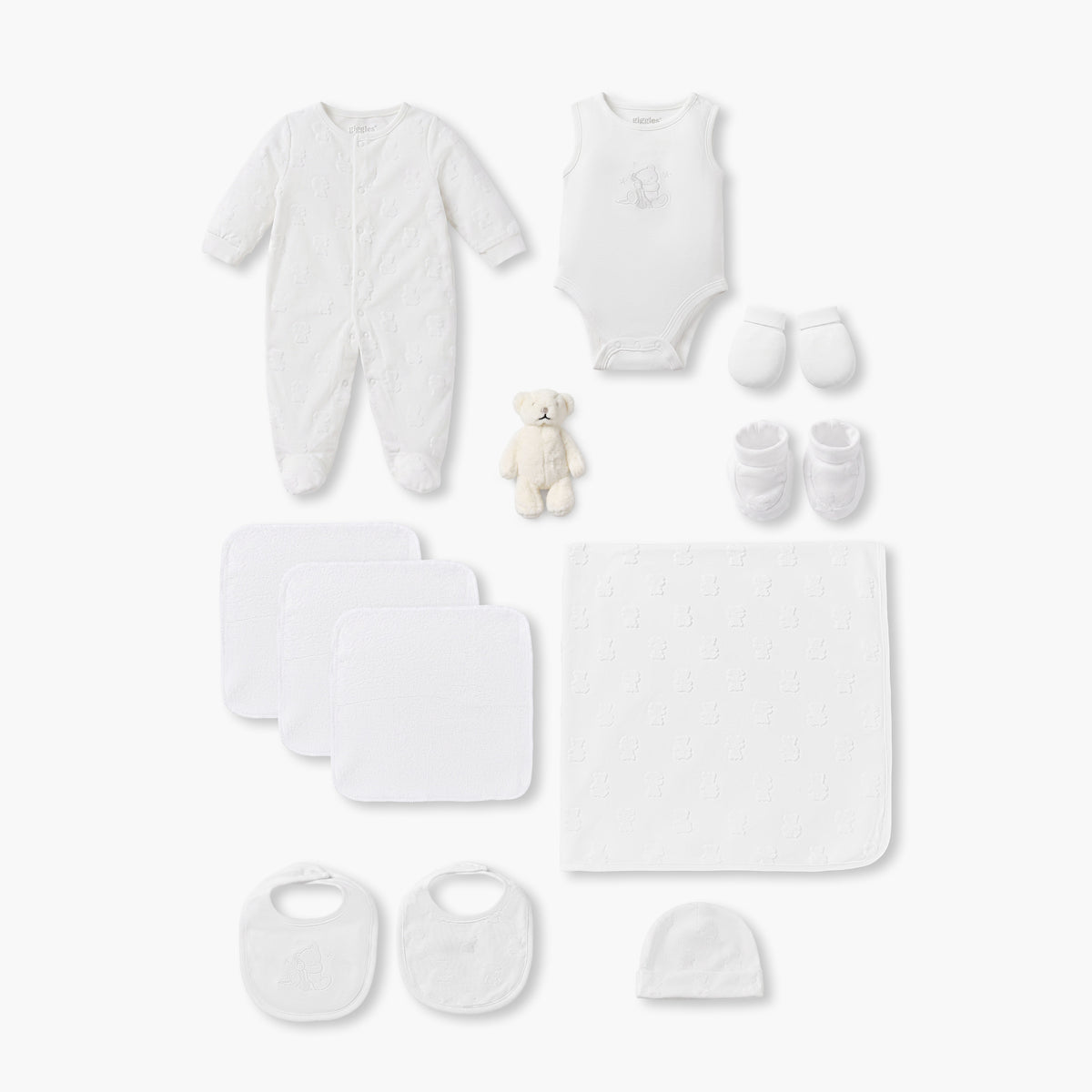 Set of 12 Textured Clothing Gift Set