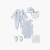 Set of 6 Giggles Clothing Gift Set with Bear Print-undefined-image-1