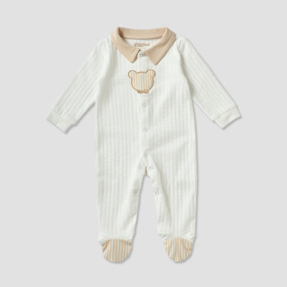 Set of 4 Giggles Clothing Gift Set with Bear Applique