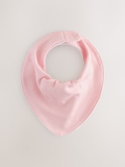 Pink 5 Pack Baby Dribble Bibs - Size One