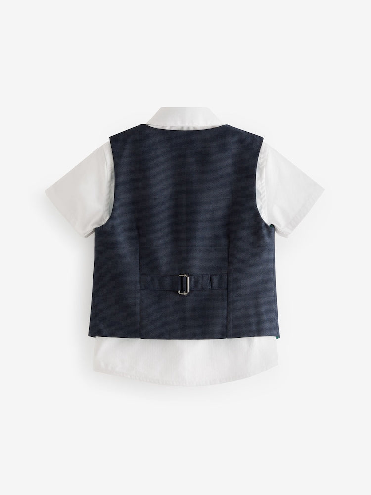 Baker by Ted Baker Shirt Waistcoat and Shorts Set