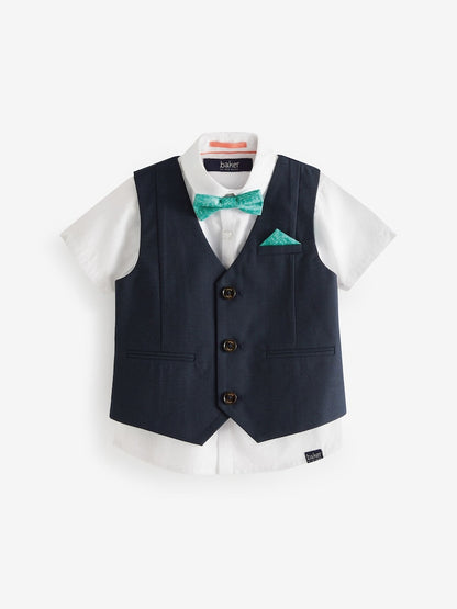 Baker by Ted Baker Shirt Waistcoat and Shorts Set