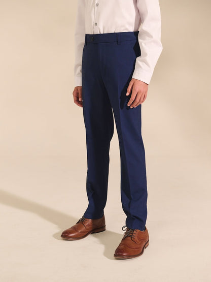 Dark Blue Skinny Fit Suit Trousers (1.5-16yrs) - Dark Blue Skinny Fit Suit / 1.5-2 Years (86-92cm)