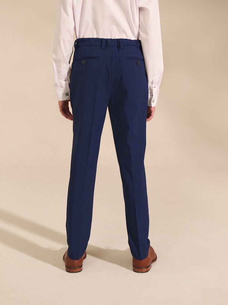 Dark Blue Skinny Fit Suit Trousers (1.5-16yrs)