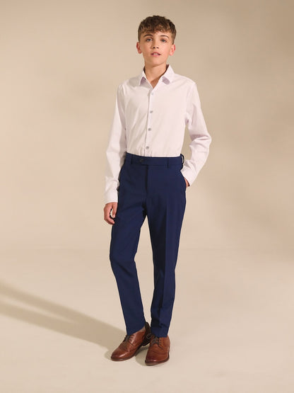 Dark Blue Skinny Fit Suit Trousers (1.5-16yrs)