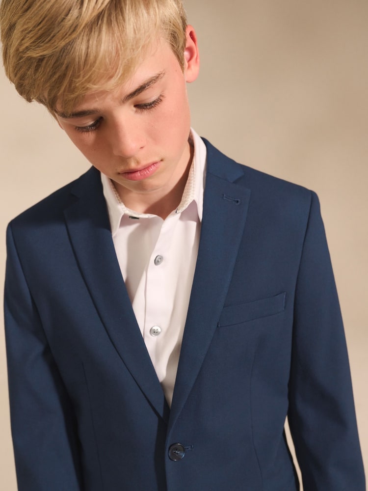 Dark Blue Tailored Fit Suit Jacket (12mths-16yrs)