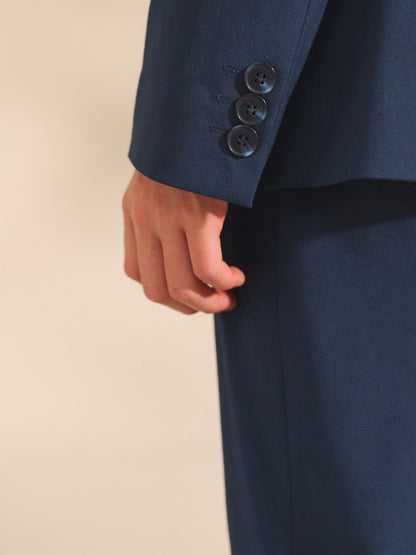 Dark Blue Tailored Fit Suit Jacket (12mths-16yrs)