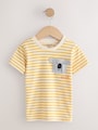 Yellow Stripe Koala Bear Short Sleeve Interactive T-Shirt (3mths-7yrs) - Size 3-6 Months (62-68cm)