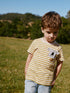 Yellow Stripe Koala Bear Short Sleeve Interactive T-Shirt (3mths-7yrs) - Size 3-6 Months (62-68cm) - Default 1