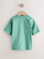 Blue/Green Fruit Stall Short Sleeve Appliqué T-Shirt (3mths-7yrs) - Size 3-6 Months (62-68cm)