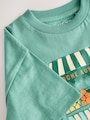 Blue/Green Fruit Stall Short Sleeve Appliqué T-Shirt (3mths-7yrs) - Size 3-6 Months (62-68cm)