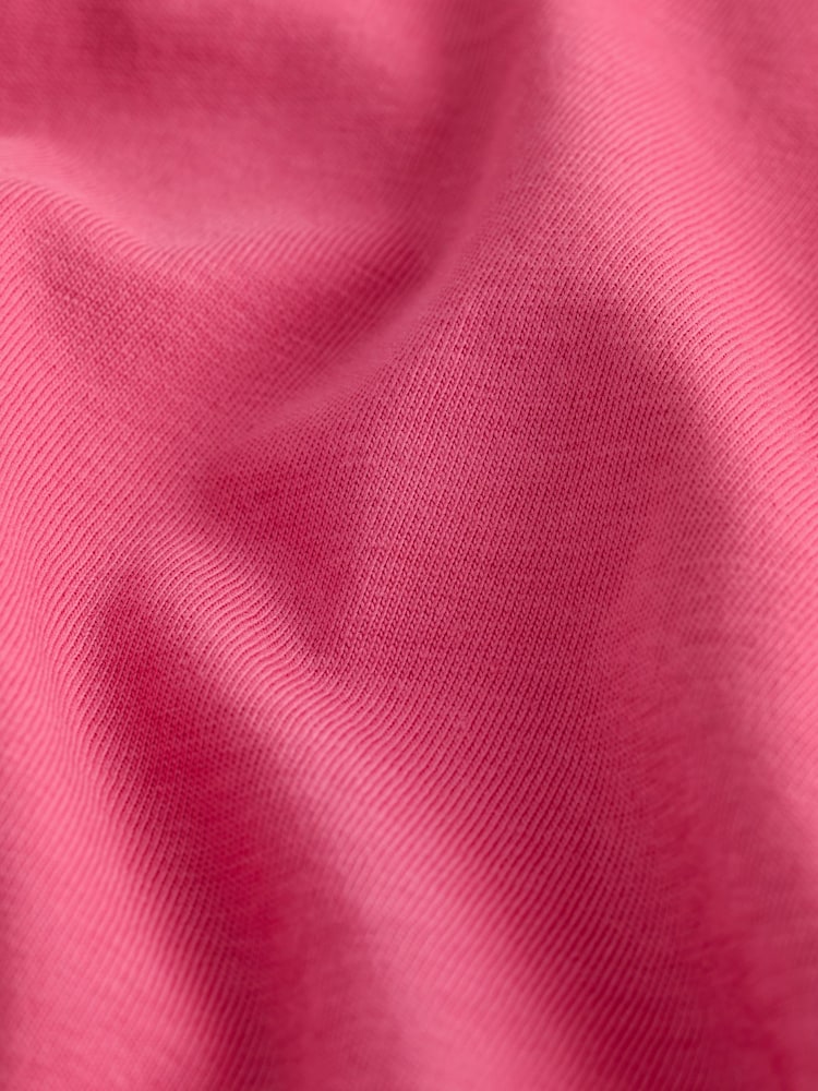 Pink Short Sleeve Plain T-Shirt (3mths-7yrs) - Size 3-6 Months (62-68cm)