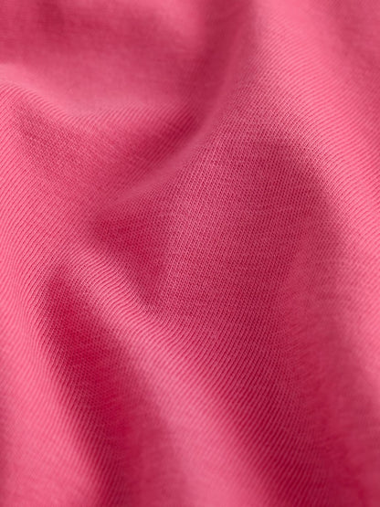 Pink Short Sleeve Plain T-Shirt (3mths-7yrs) - Size 3-6 Months (62-68cm)