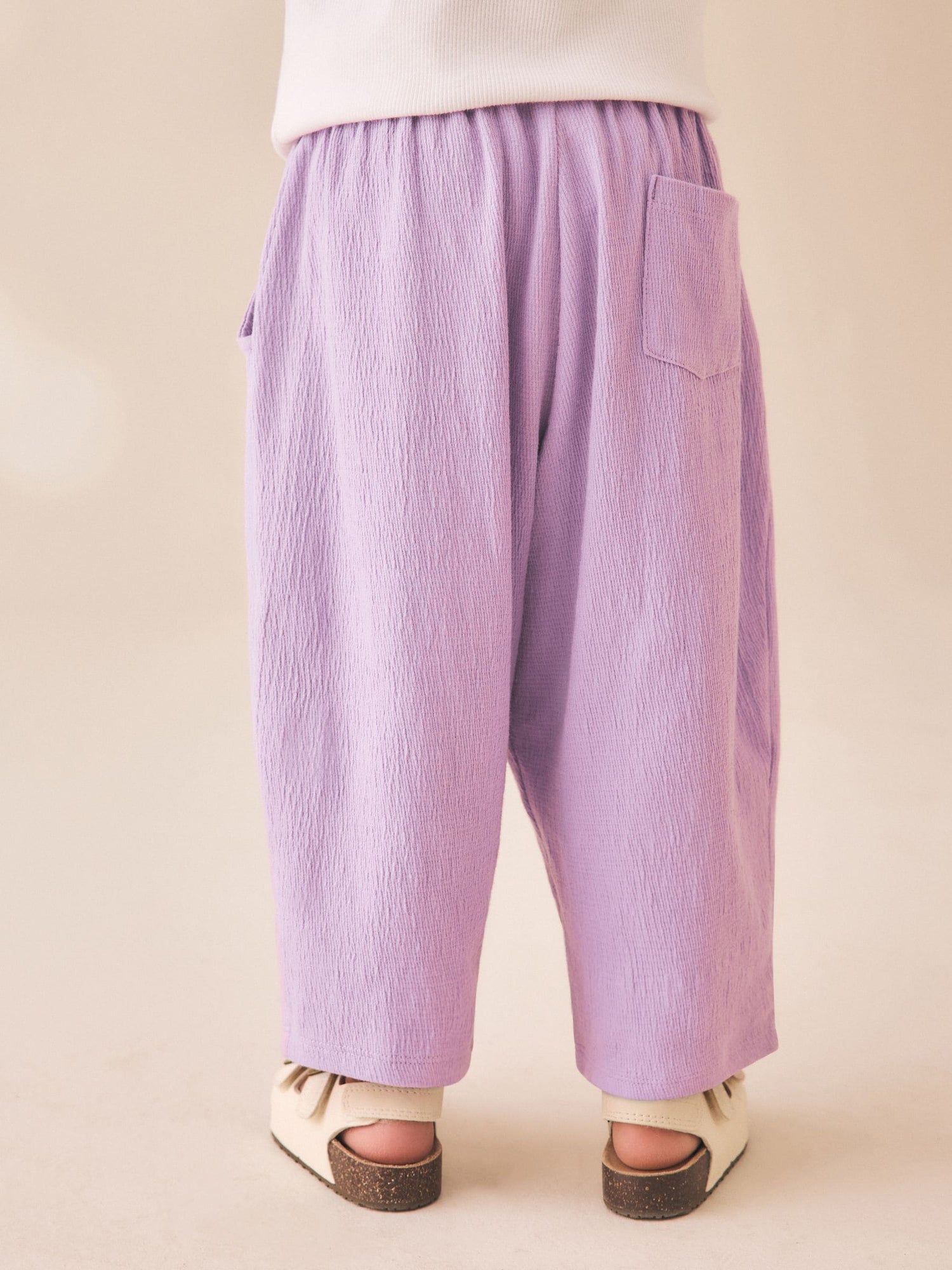 Purple Barrel Leg Trousers (3mths-7yrs) - Size 3-6 Months (62-68cm)