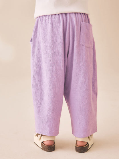 Purple Barrel Leg Trousers (3mths-7yrs) - Size 3-6 Months (62-68cm)