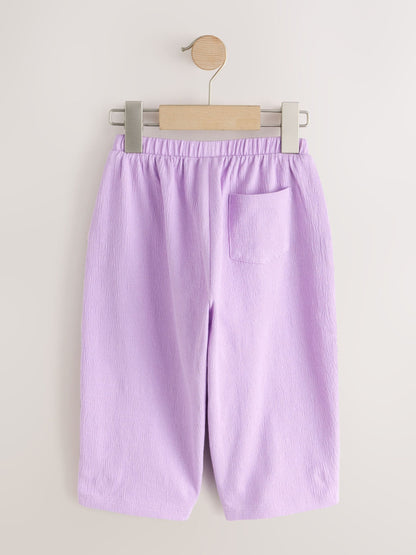 Purple Barrel Leg Trousers (3mths-7yrs) - Size 3-6 Months (62-68cm)