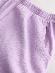 Purple Barrel Leg Trousers (3mths-7yrs) - Size 3-6 Months (62-68cm)