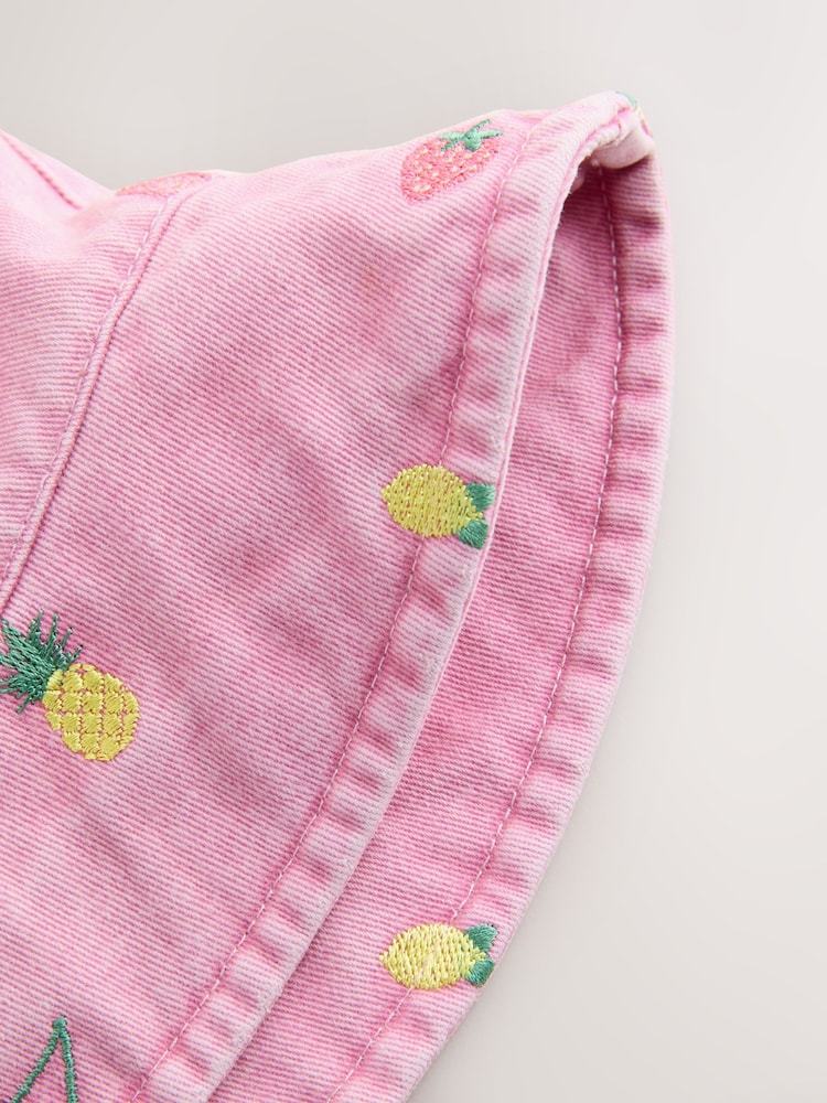 Pink Fruit Bucket Hat (3mths-16yrs)