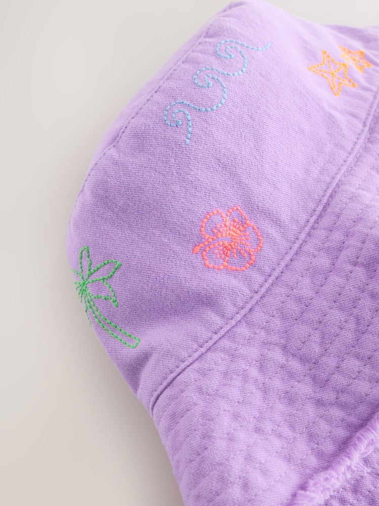 Lilac Purple Bucket Hat (3mths-16yrs)