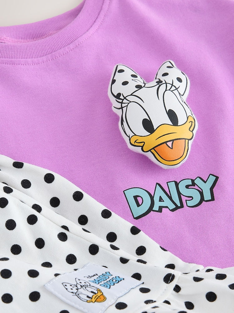 Purple Disney Daisy Duck Shorts Set (3mths-7yrs)