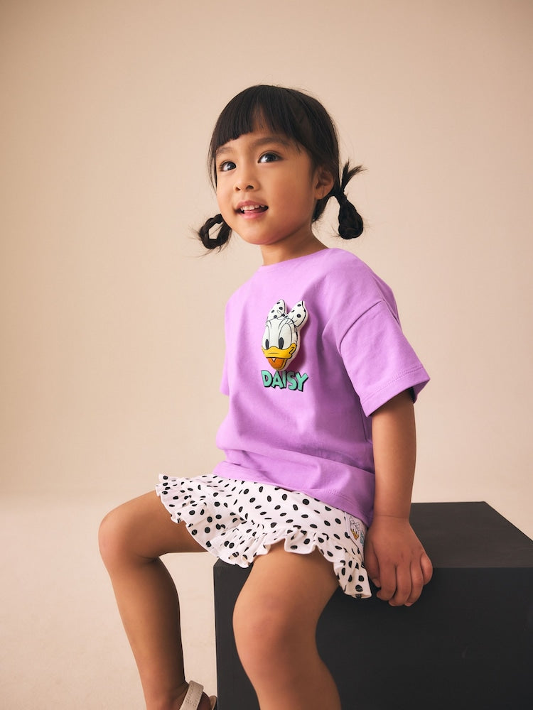 Purple Disney Daisy Duck Shorts Set (3mths-7yrs)