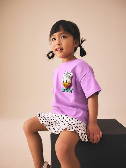 Purple Disney Daisy Duck Shorts Set (3mths-7yrs)