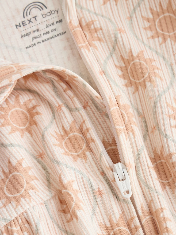 Orange Tonal Patterned