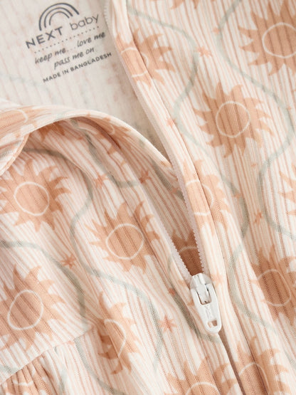 Orange Tonal Patterned